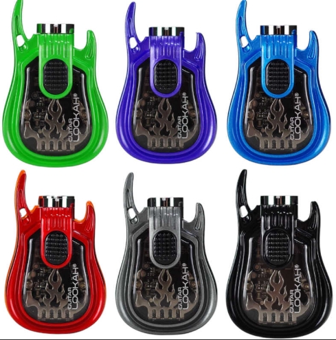 Photograph of product: Lookah | Accessories | Batteries | Guitar | Assorted Colors