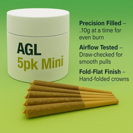 Photograph of product: AGL 5 Pack Minis Slapz (5x0.4g) (H) - 00750