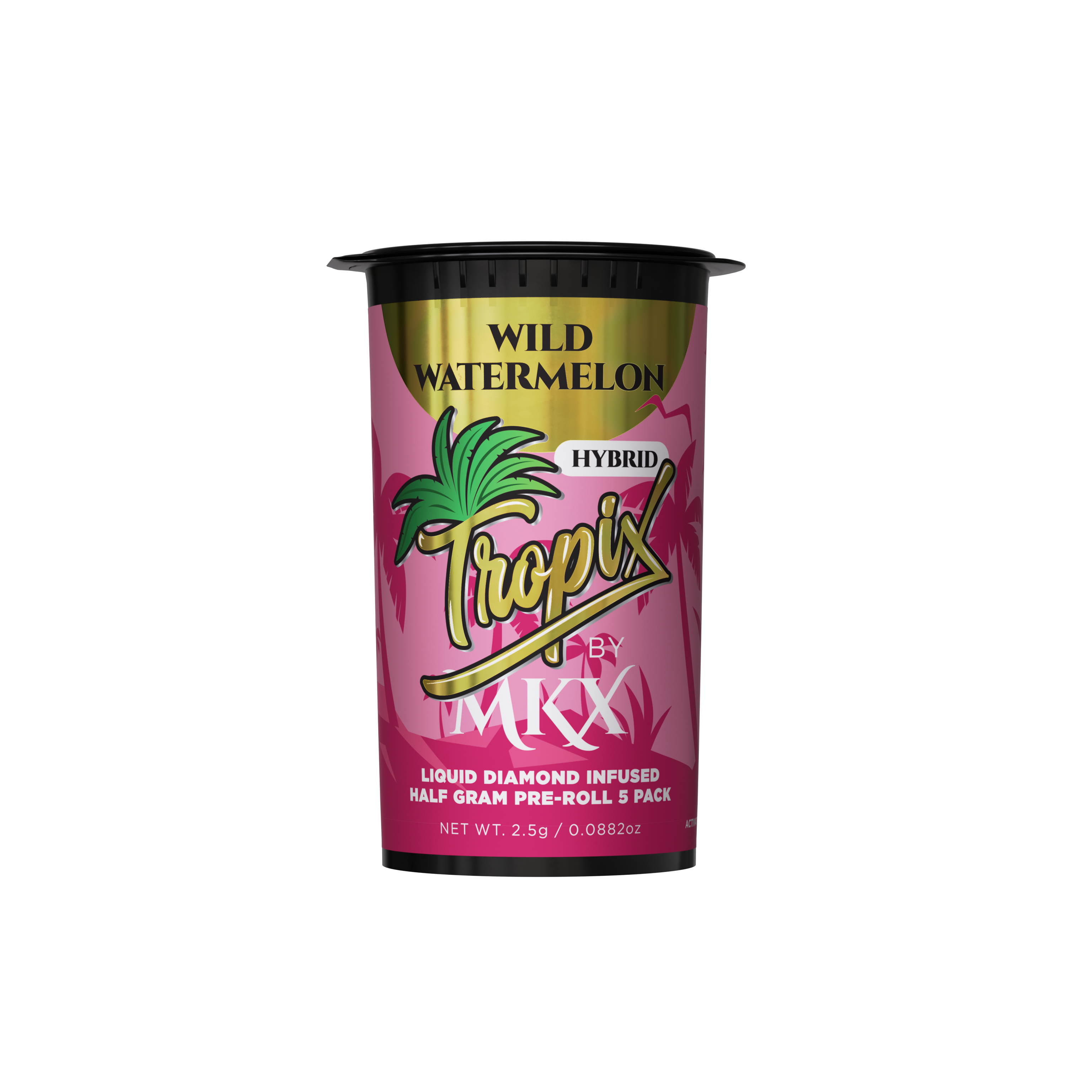 Photograph of product: TropiX - Wild Watermelon Infused Pre-Rolls 5pk 2.5g
