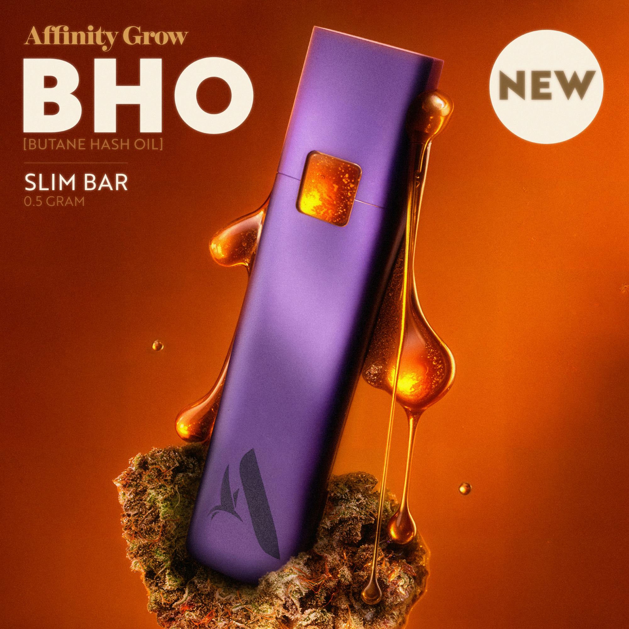 Photograph of product: Affinity Super Lemon Haze 0.5g BHO Slim Bar