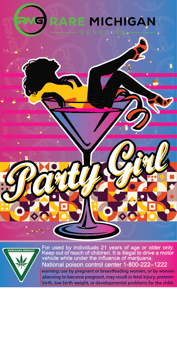 Photograph of product: RMG | Party Girl /2pk Non Infused Prerolls