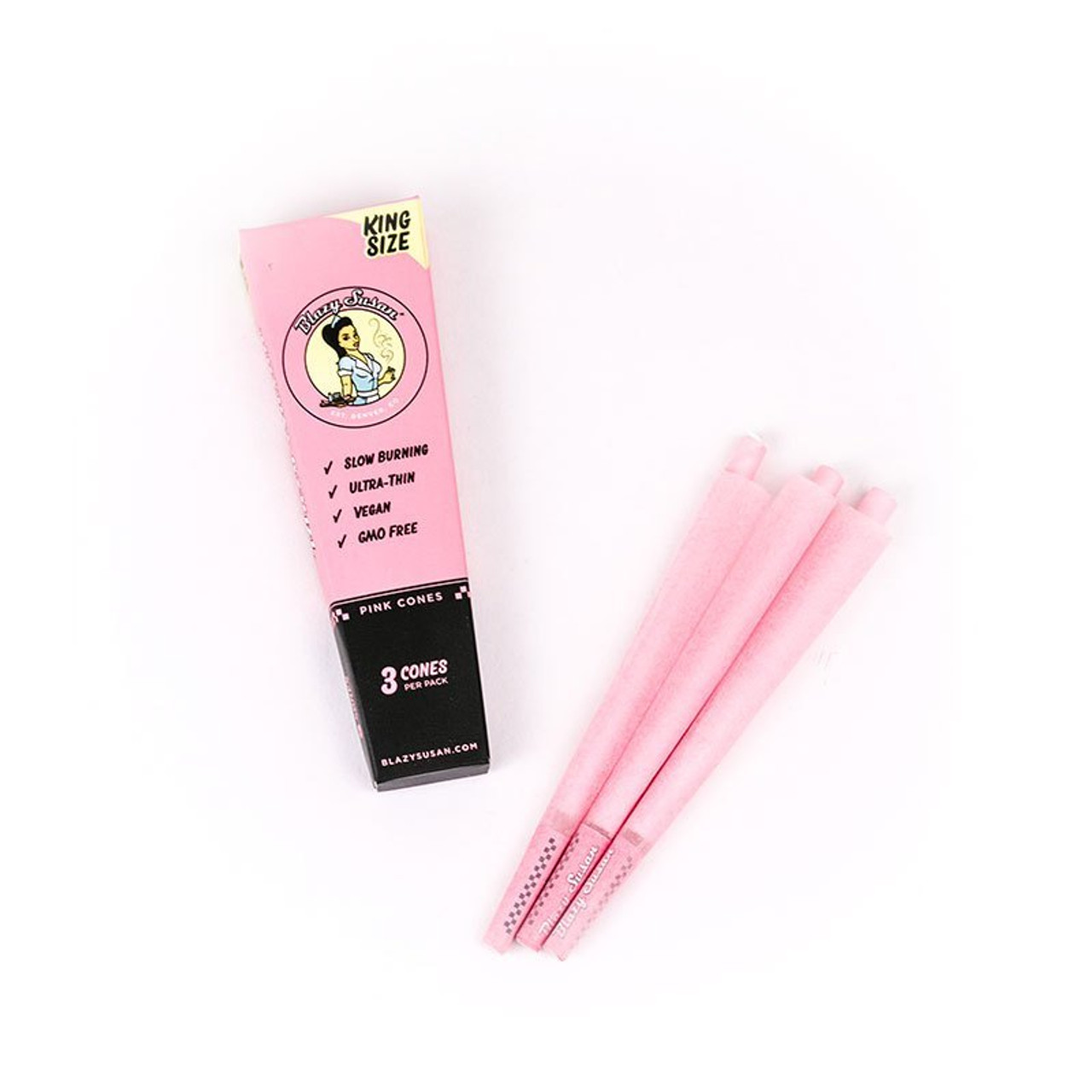 Photograph of product: Blazy Susan | Cones | King Size | Pink