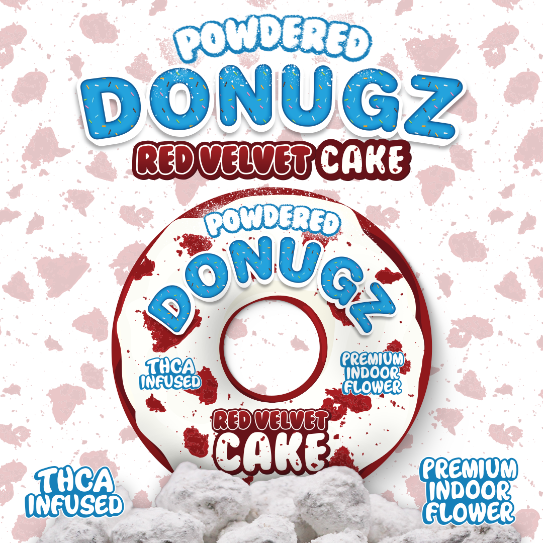 Photograph of product: Powdered Donugz 3.5g Pre Pack | Red Velvet Cake