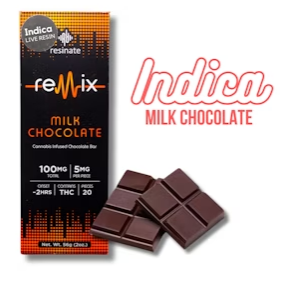 Photograph of product: Milk Chocolate Oui'd Bar | 100mg - Remix