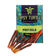 Photograph of product: Chocolate-Dipped Pretzels 10 Pack (H) | 100mg