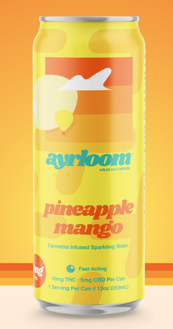 Photograph of product: AYRLOOM BEVERAGE 12oz 2:1 Pineapple Mango - SINGLE