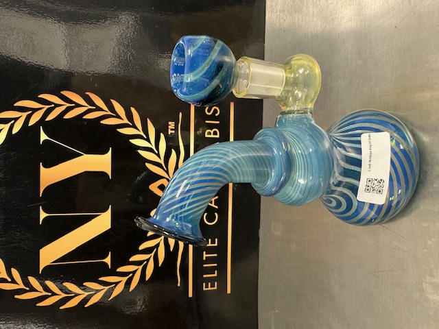 Photograph of product: 5 inch Handpipe Bong Art Decko | Blue (CL948)