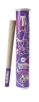Photograph of product: TRADITIONAL GRAPE POPPERZ 1G PREROLL