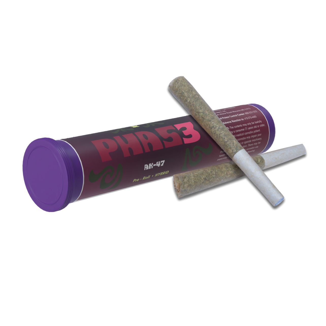 Photograph of product: Phas3 AK-47 Pre-Roll (2 X 0.5g) 1g