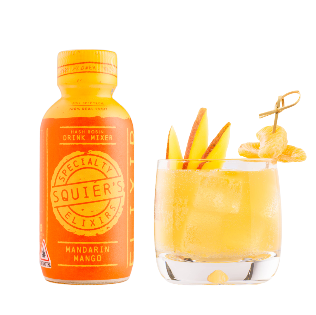 Photograph of product: 800mg Mandarin Mango au chocolat Rosin Drink Mixer