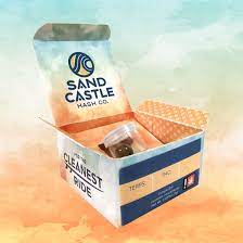 Photograph of product: Sand Castle Caliburger au chocolat Temple Ball 1g