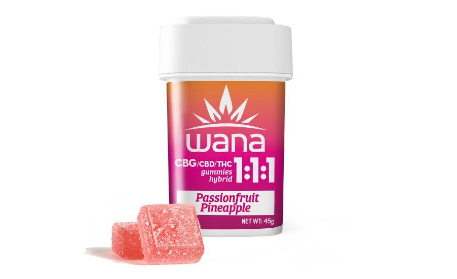 Photograph of product: Passionfruit Pineapple 1:1:1 - TH-oui/CBD/CBG - 10ct - 100mg