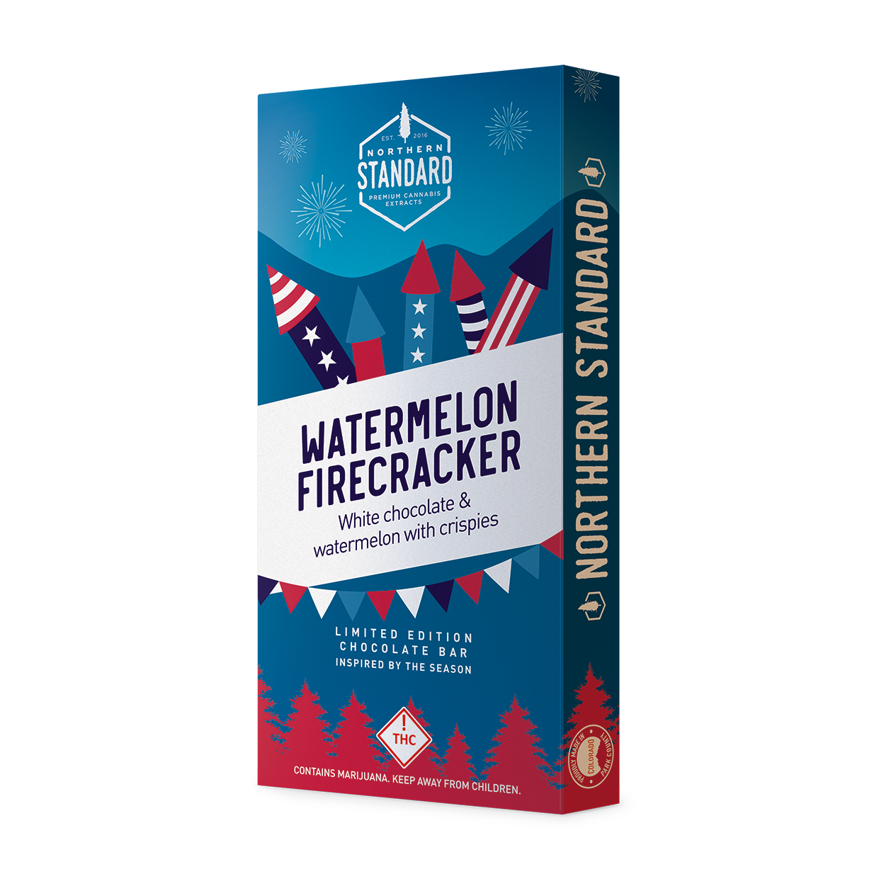 Photograph of Product: Chocolate Bar - Watermelon Firecracker