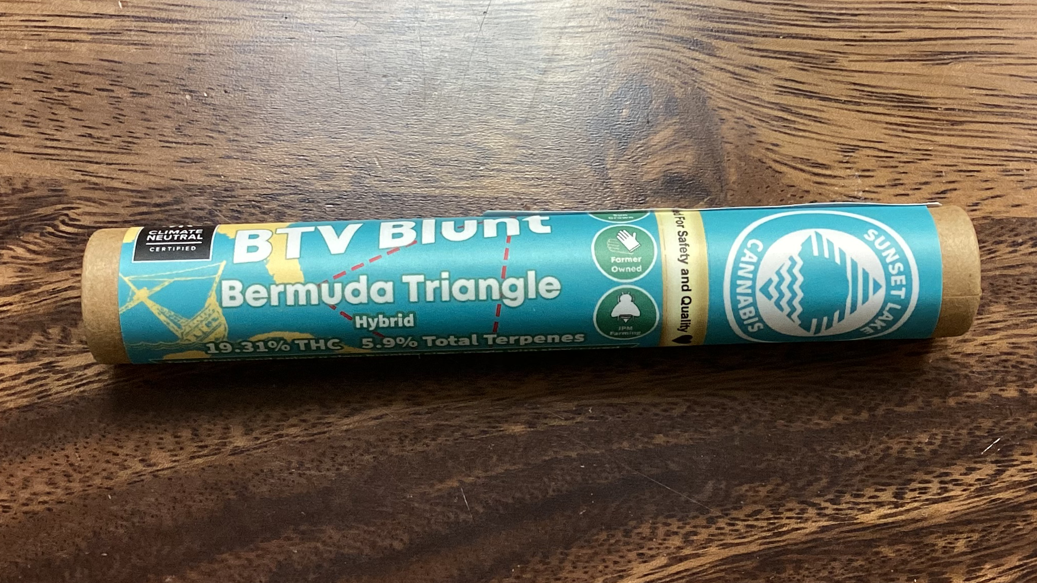 Photograph of product: Blunt Bermuda Triangle