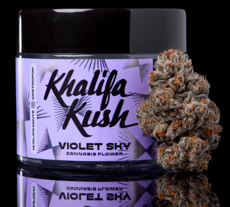 Photograph of product: Violet Sky Flower 3.5g