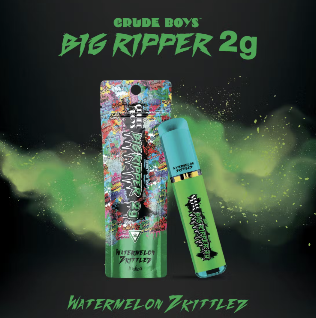 Photograph of product: Crude Boy - Watermelon Zkittlez AIO