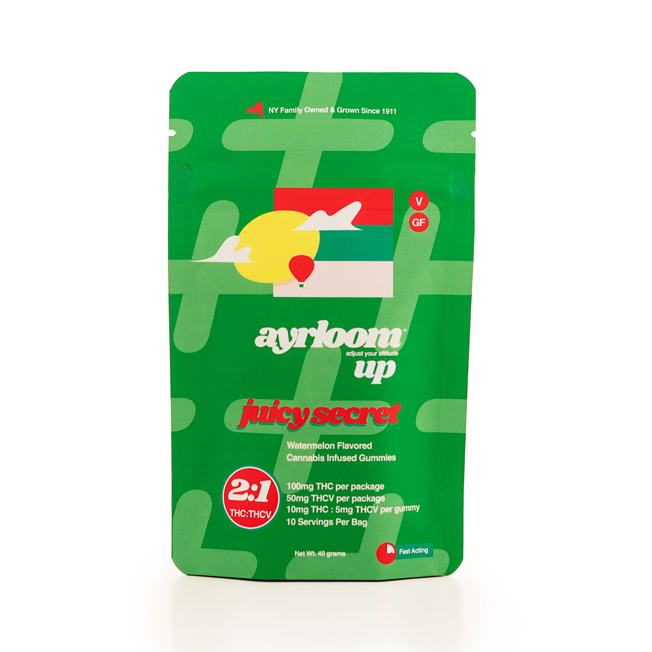 Photograph of product: Watermelon 2:1 | 100mg 10pk Gummies