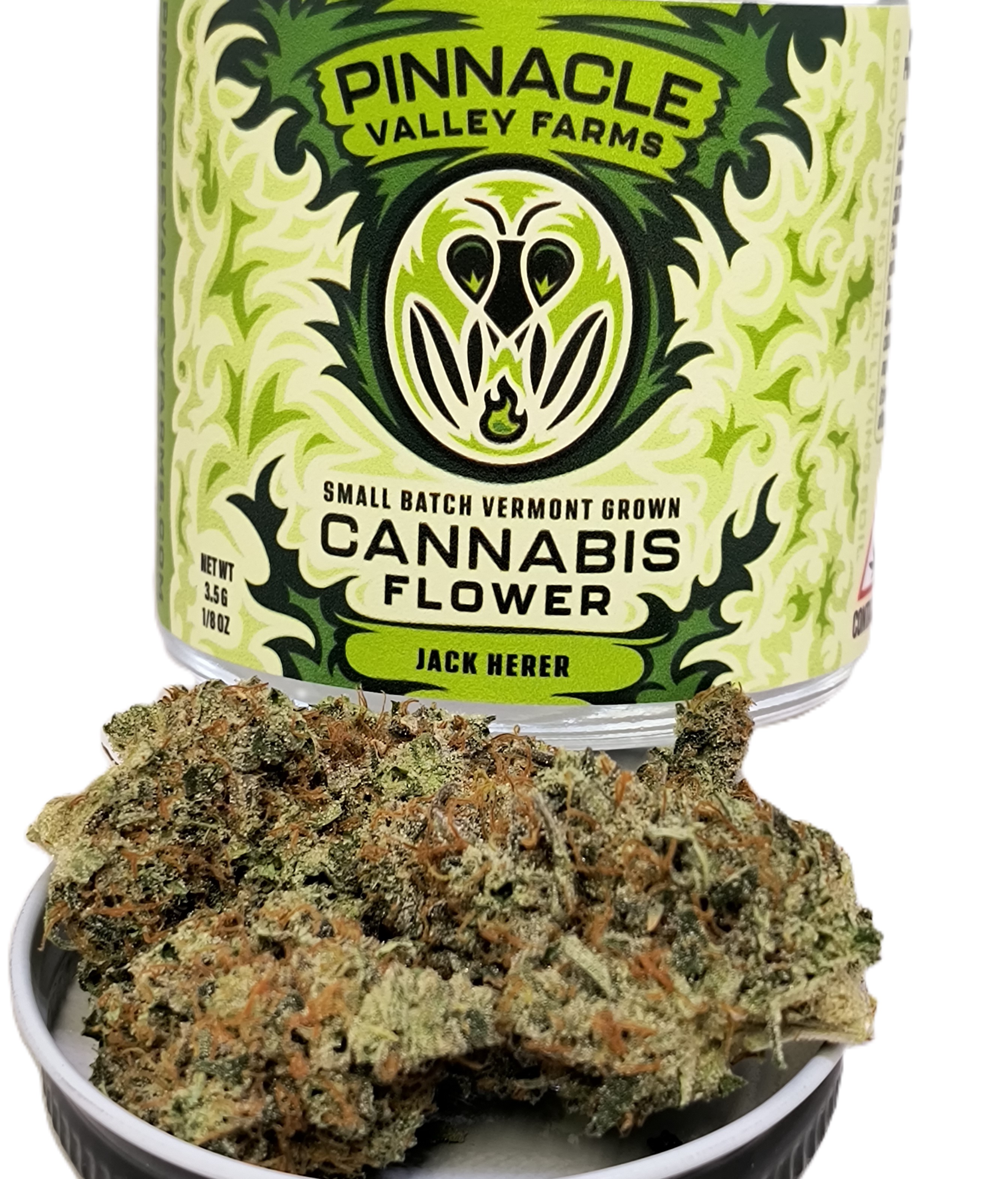 Photograph of product: Jack Herer Jar | Pinnacle Valley - 3.5g