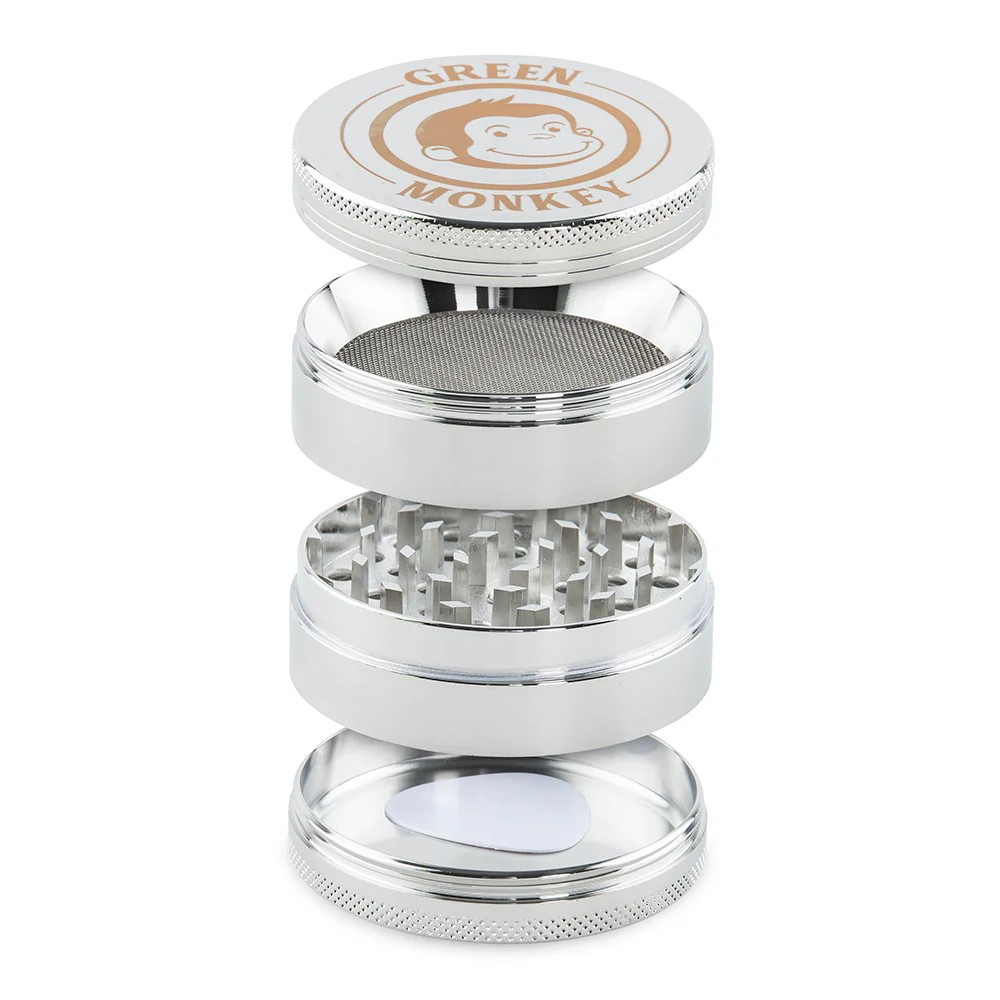 Photograph of Product: Green Monkey Grinder - Capuchin 63mm - Silver