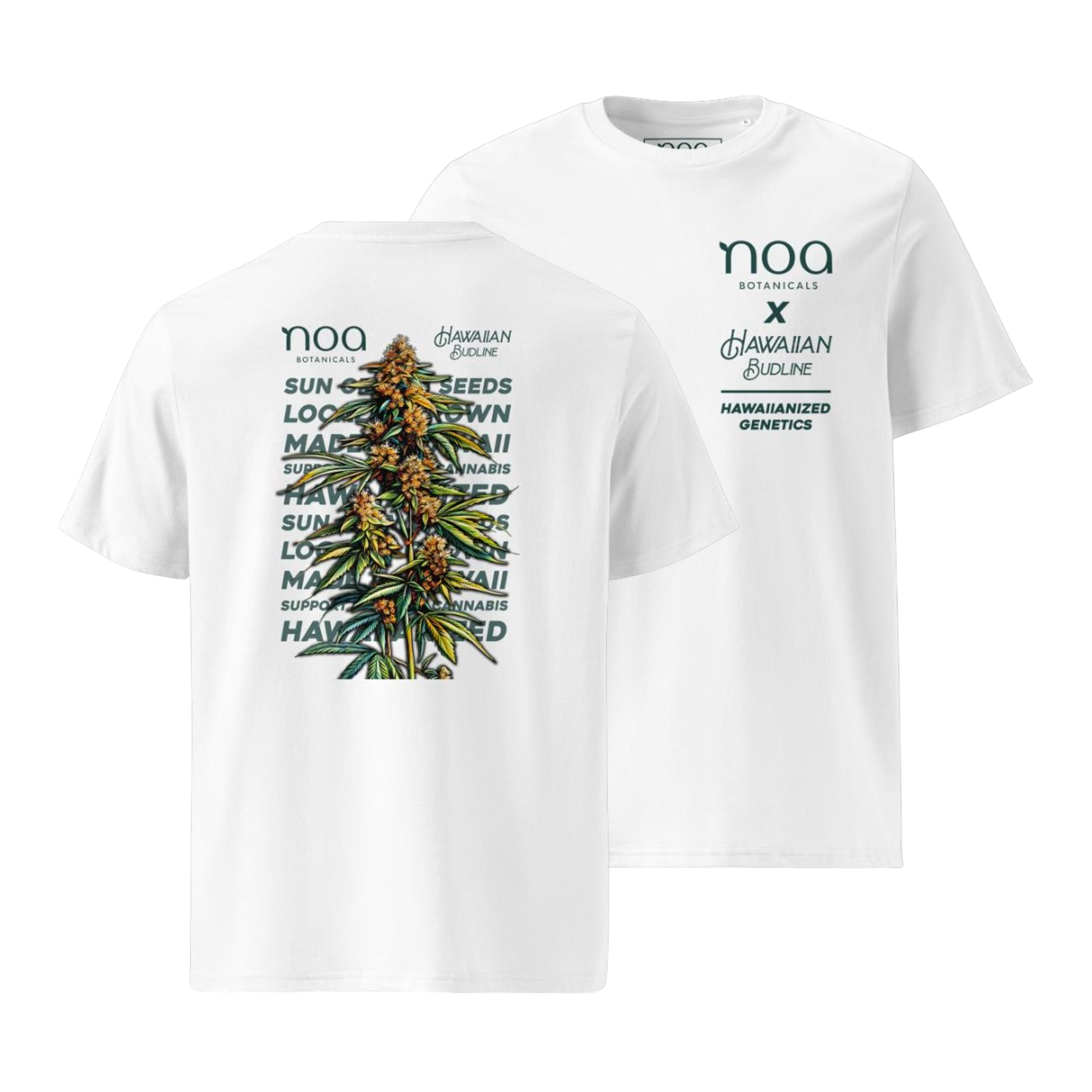 Photograph of product: Hawaiian Budline - Brand Collab - T-Shirt (X-Large)