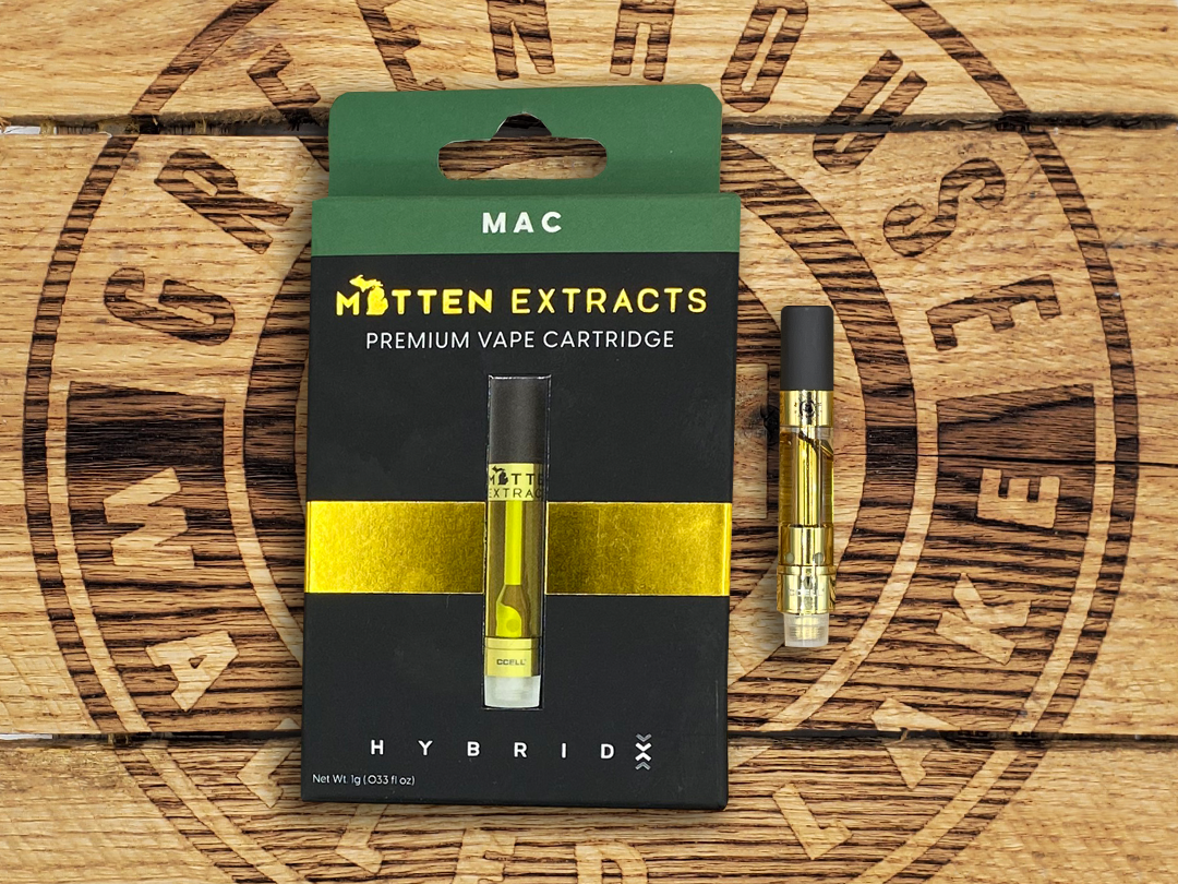 Photograph of product: Mitten Extracts | MAC | 1g Cart