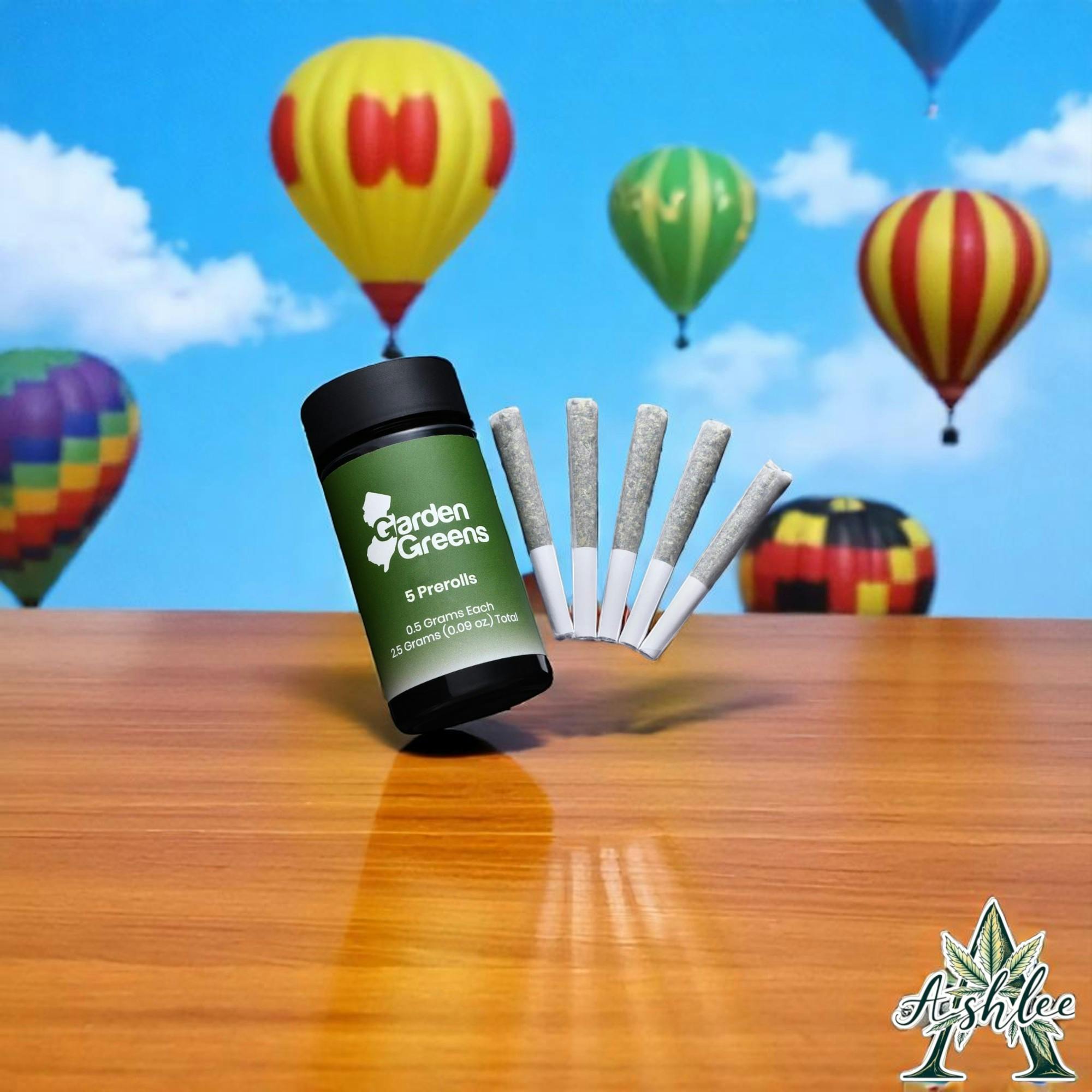 Photograph of product: HEIR HEADS - 2.5G - PREROLL - 5 PACK - 2.5 G