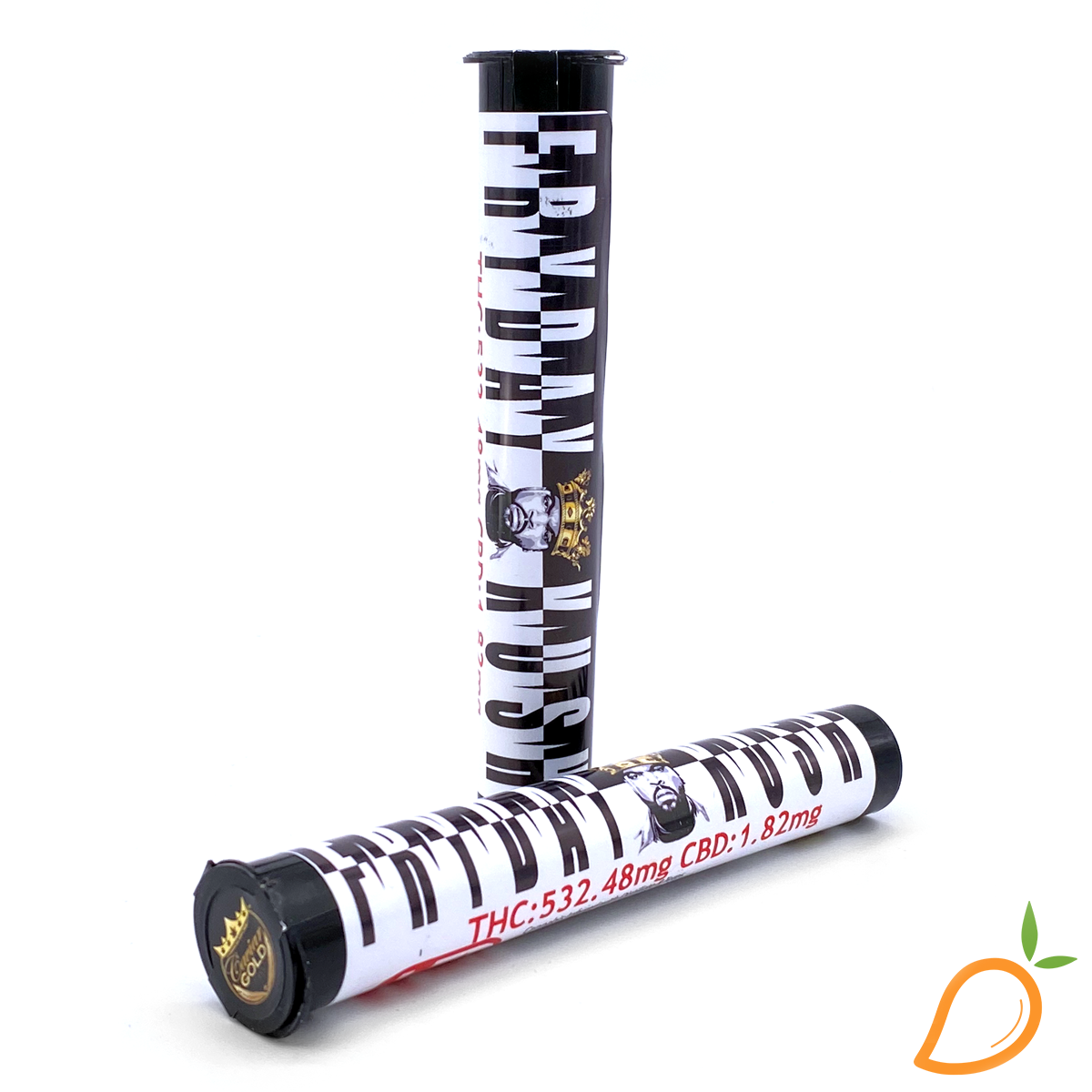 Photograph of product: 1.3g Fryday Kush Infused Preroll Caviar Gold