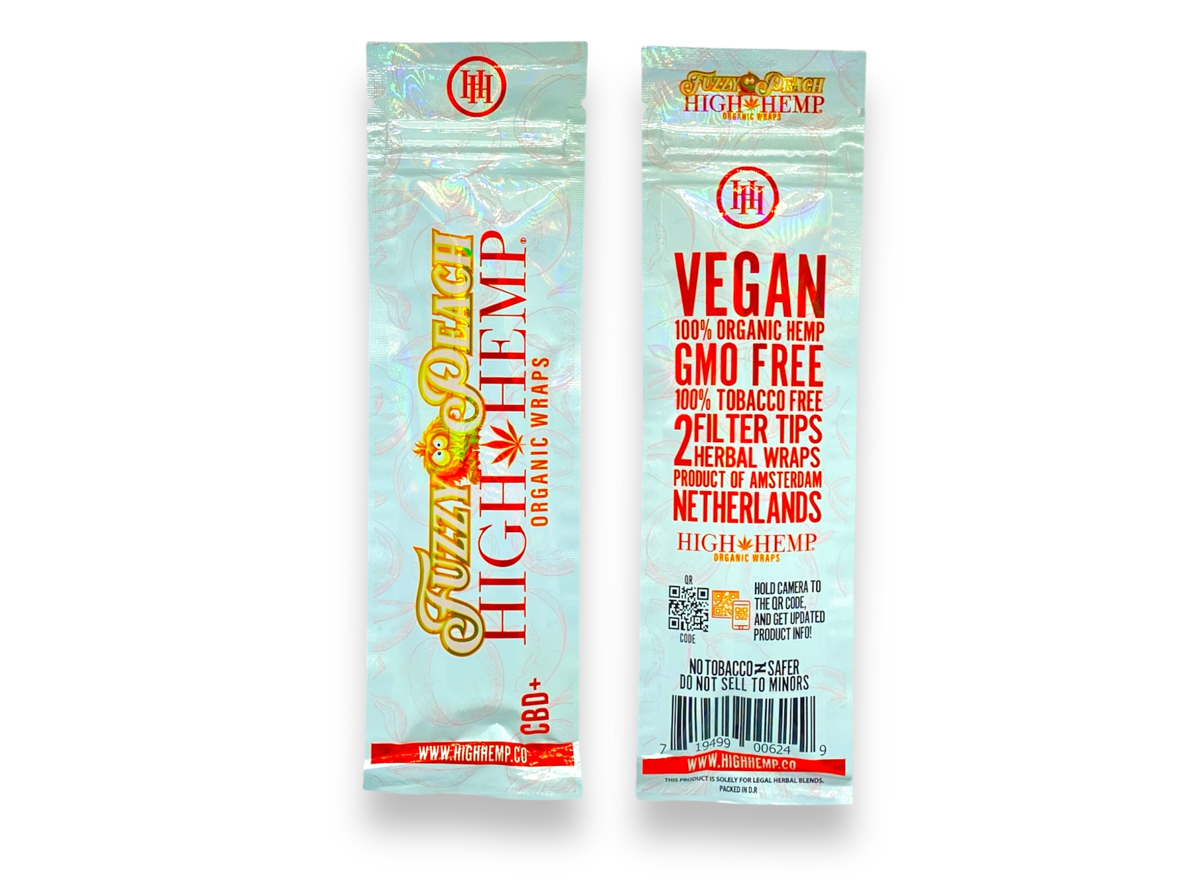 Photograph of product: High Hemp Wraps - Fuzzy Peach