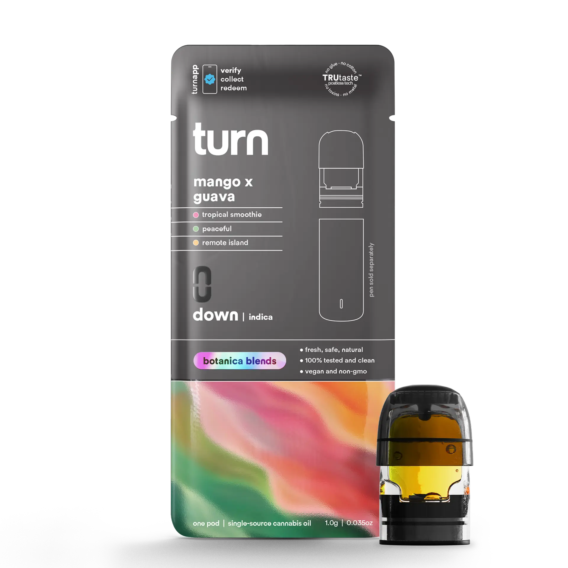 Photograph of product: Turn | Mango x Guava Botanica Blends | 1G Pod