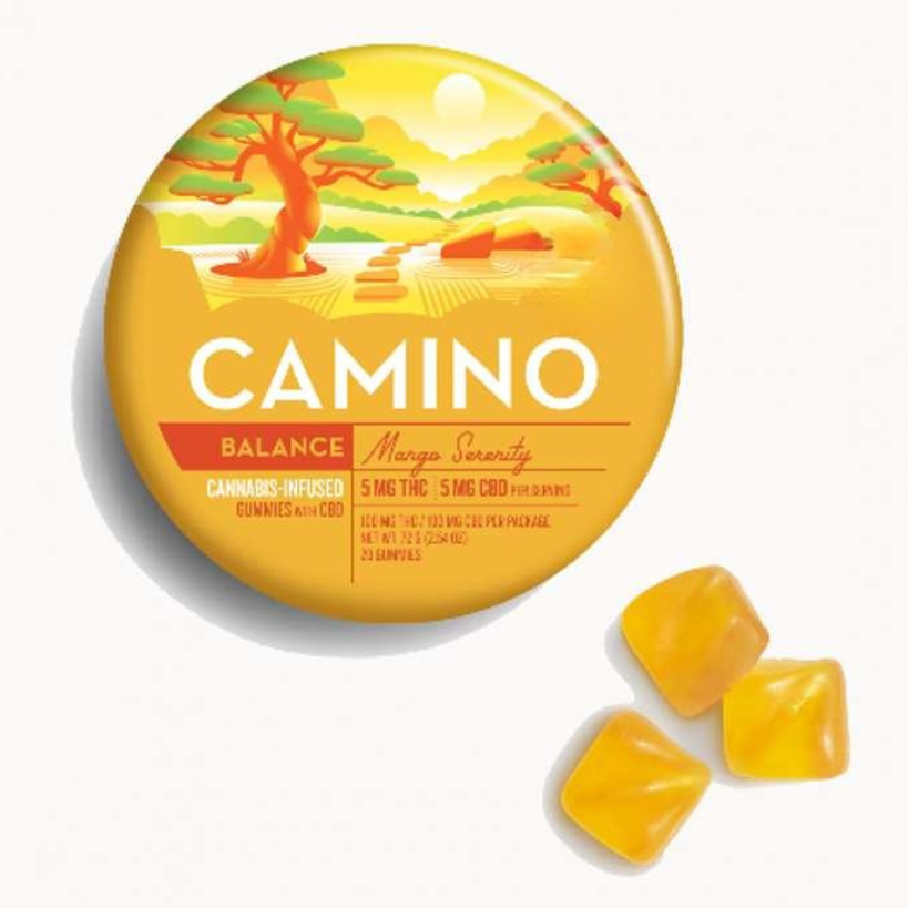 Photograph of product: Camino | Mango | 1:1 | Gummies | 20pk