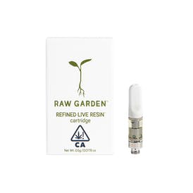 Photograph of product: Kiwi Dream (S) REFINED Live Resin CARTRIDGE 1g - Raw Garden