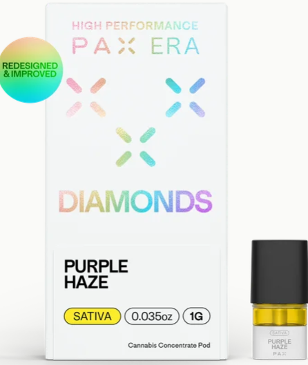 Photograph of product: Purple Haze | Liquid Diamonds | 1g PAX Pod