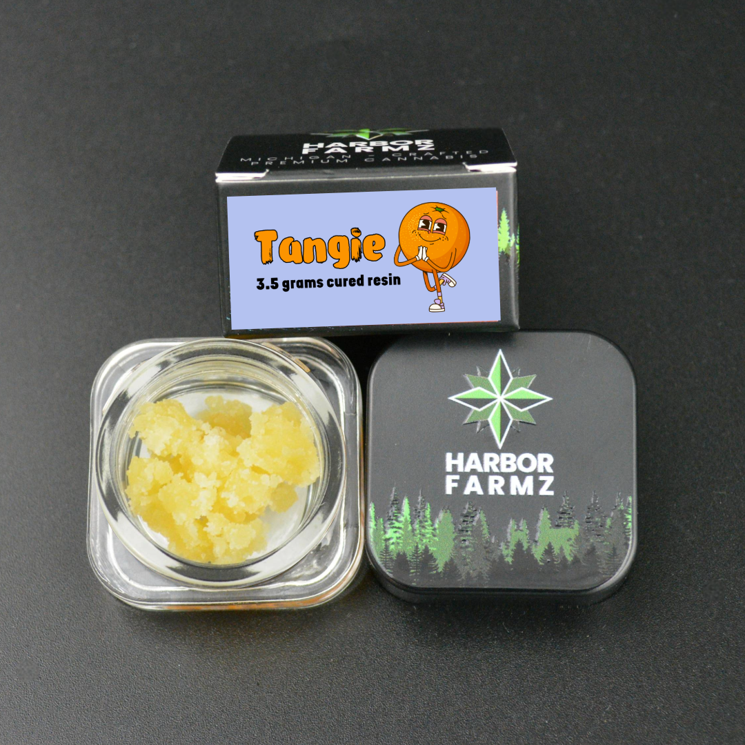 Photograph of product: Harbor Farmz *Baller Jar*   Cured Resin   Tangie