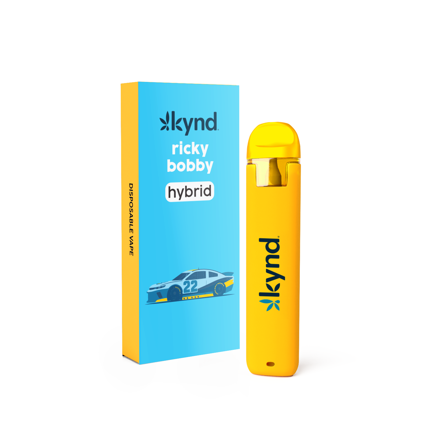 Photograph of product: Kynd Ricky Bobby (H) CDT Disposable Vape 0.5g