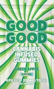 Photograph of product: Good Good - Green Apple - 200MG