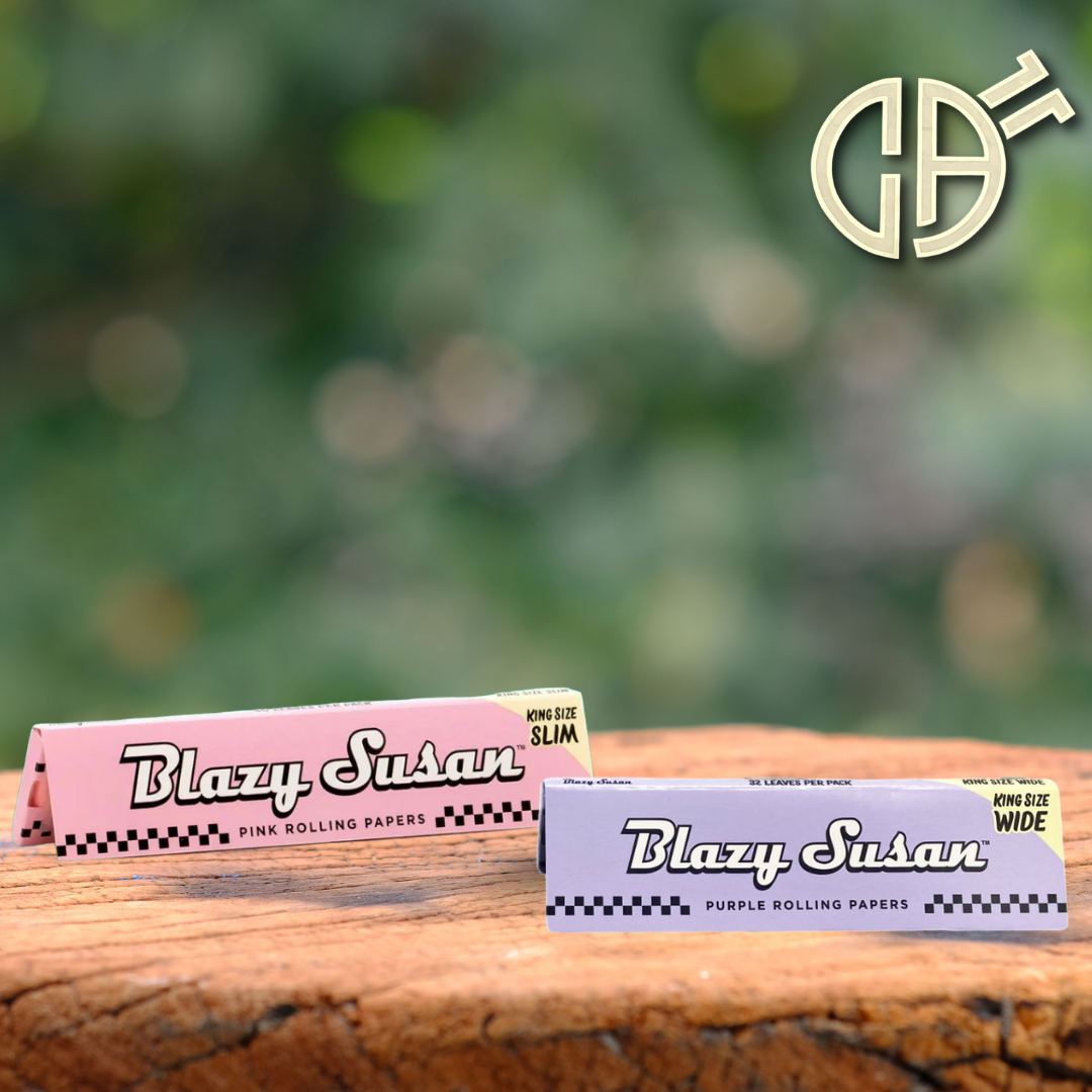 Photograph of product: Blazy Susan | Rolling Papers King Size | purple or pink
