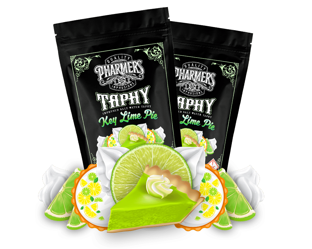 Photograph of product: Key Lime Pie Taphy 100mg