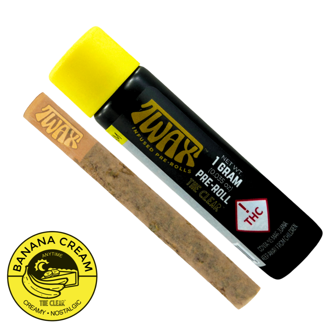 Photograph of product: TWAX | Banana Cream | Infused | Preroll 1g