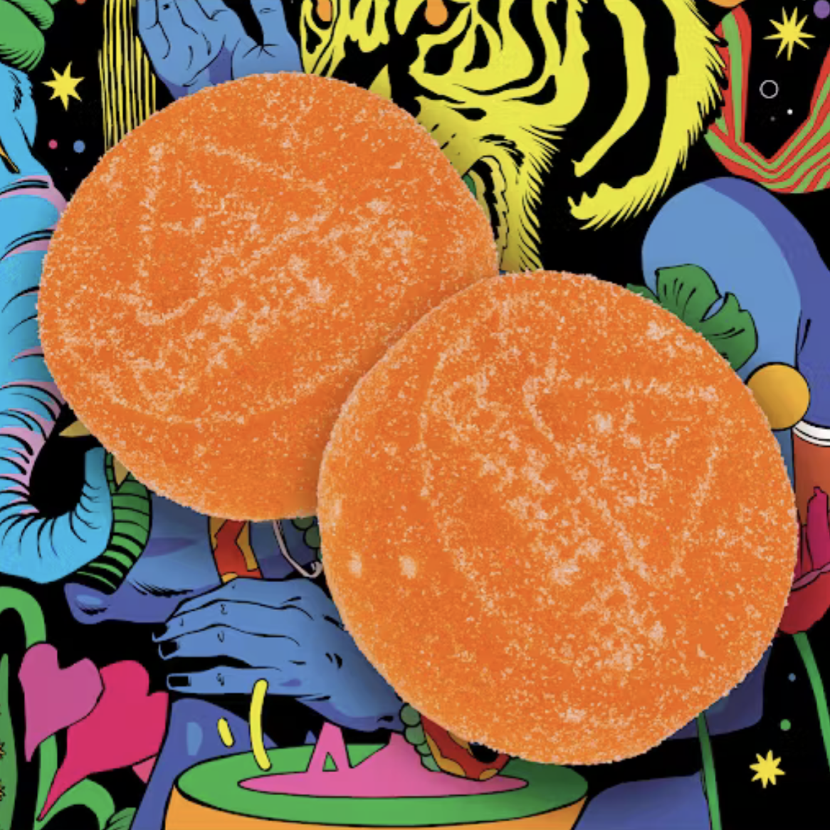 Photograph of product: Outrageous Orange - Gummies 100mg 20ct