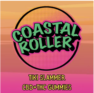 Photograph of product: Coastal Roller | 200mg | Tiki Slammer | CBD+TH-oui