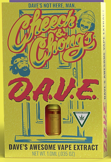 Photograph of product: Cheech & Chong's D.A.V.E |  Live Resin Vape Cart - Rose Bubbly (Oui'd) - 1g