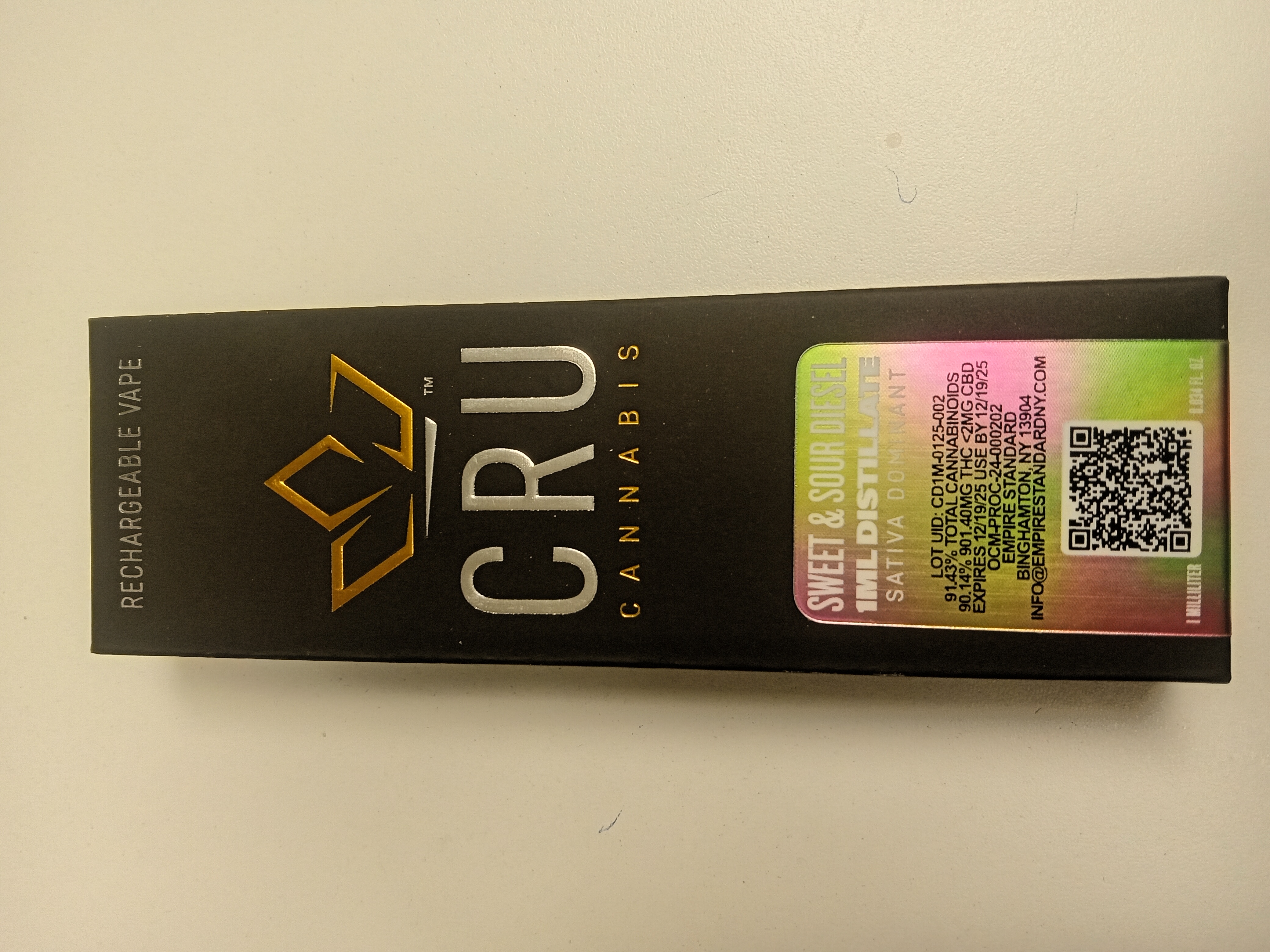 Photograph of Product: CRU - Sweet and Sour Diesel AIO