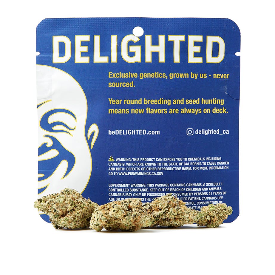 Photograph of product: DELIGHTED - ALIEN KUSH 3.5G
