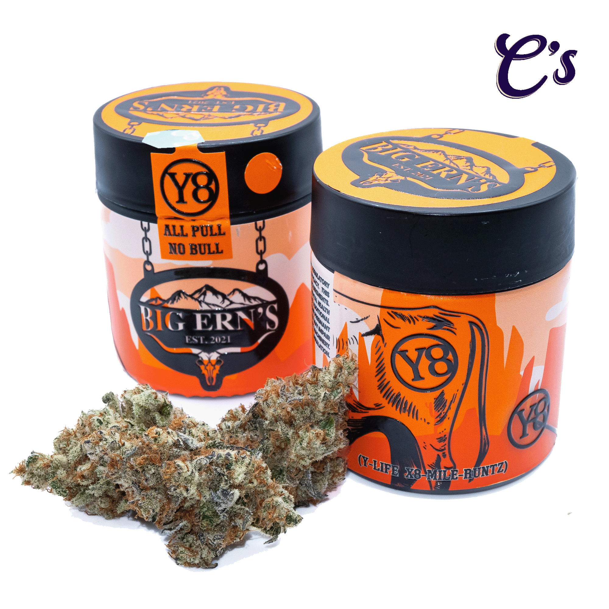 Photograph of product: | Big Ern's Flower | Pre-Pack 1/8th | Y8 - 3.5g