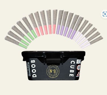 Photograph of product: Sunflower No.9 Collection Doob Cube Micro Magnum | Prerolls - 0.5g 28pk
