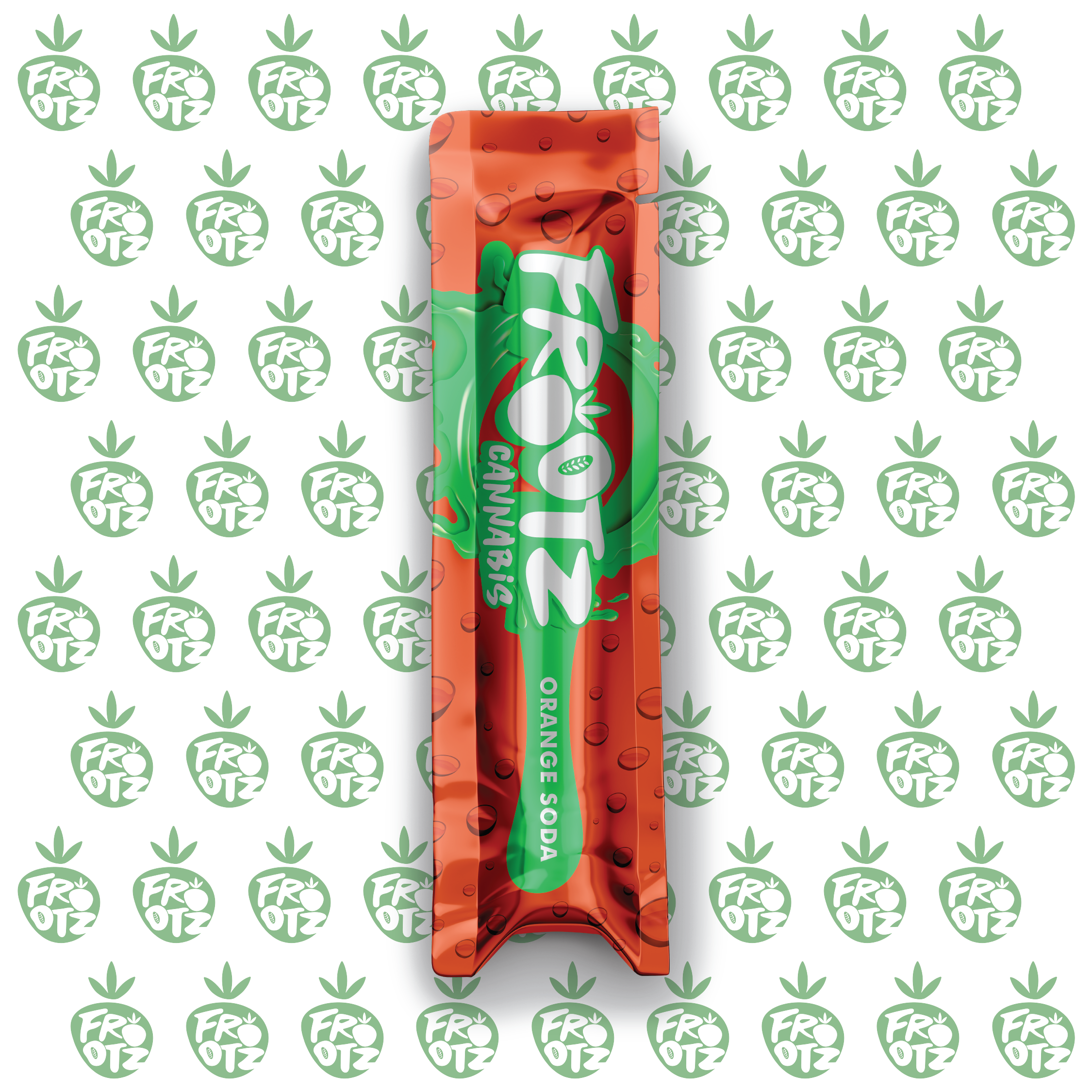 Photograph of product: Frootz | Disposable | Orange Soda | 1g