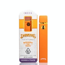 Photograph of product: Georgia Peach | AIO Dab Bar 1g - 