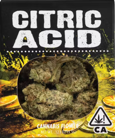 Photograph of product: CITRIC ACID (LEMON TREE x LEMON OG) 3.5G