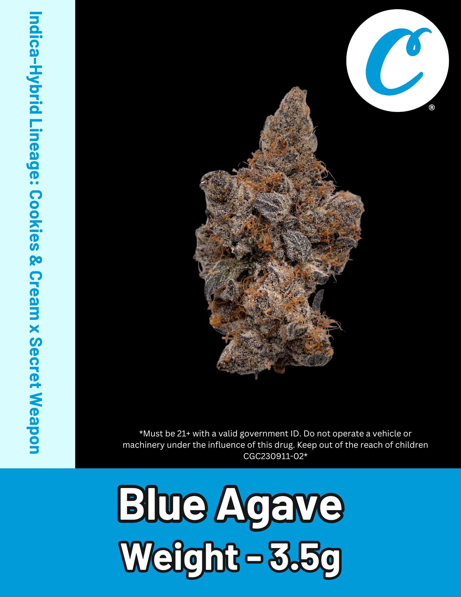 Photograph of product: Blue Agave - 3.5g