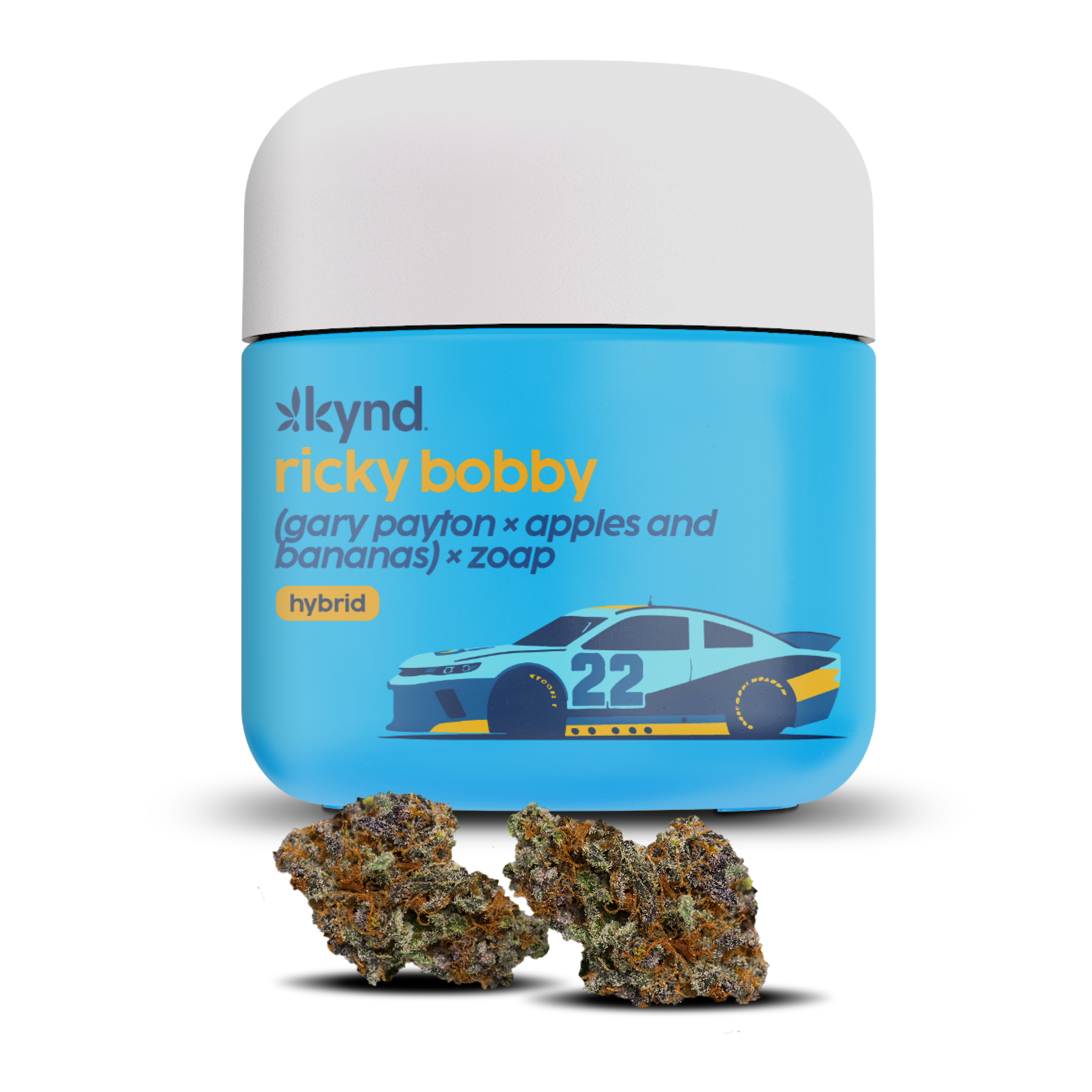 Photograph of product: Kynd Ricky Bobby (H) Flower 3.5g